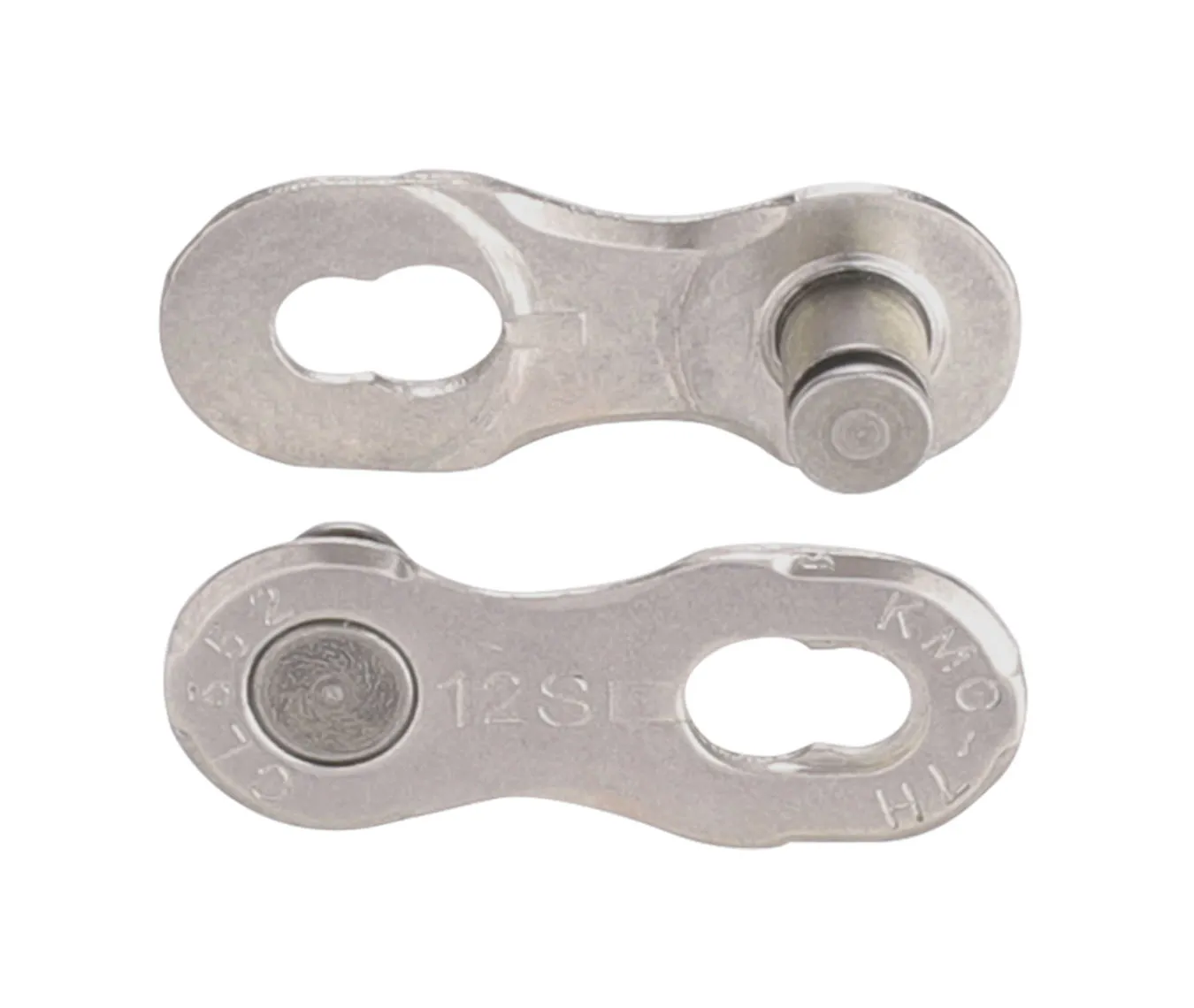 Silver two-piece chain connector link