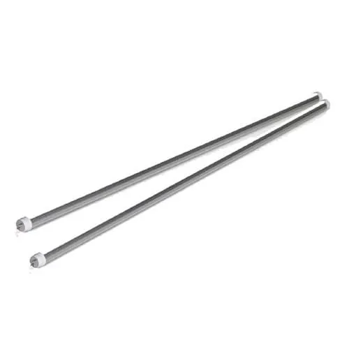 Two slim LED tube lights lying side by side