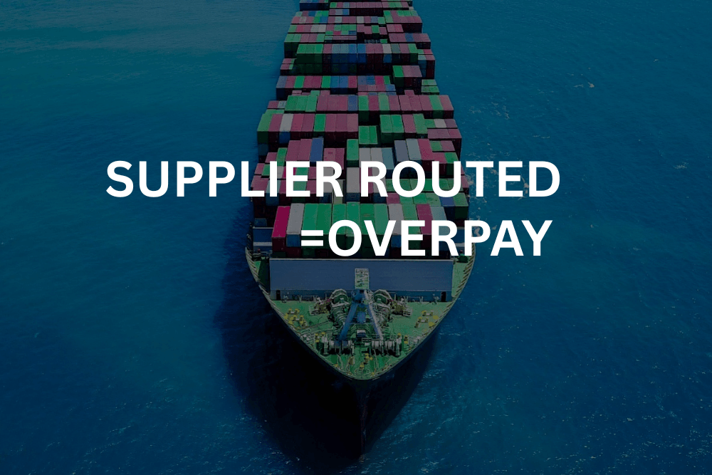 <p>Supplier-Routed Freight: What It <em>Really</em> Means (And How Importers Lose Money Without Knowing)</p>
